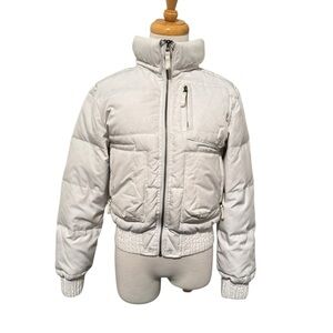 TNA Aritzia White Puffer Jacket – Women’s Small
